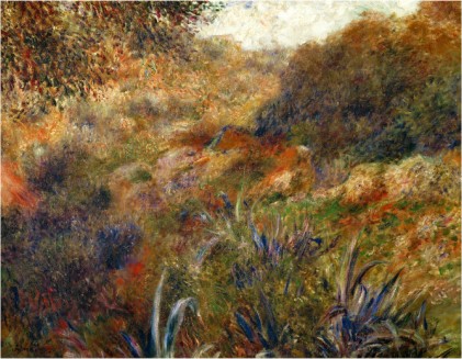 Algerian Landscape the Gorge of the Femme Sauvage 1881 - Pierre-Auguste Renoir painting on canvas